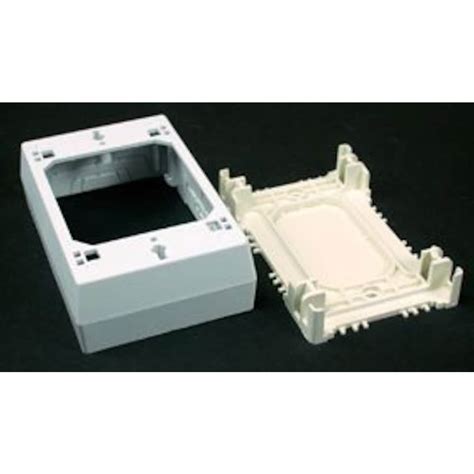 wiremold non metal outlet box